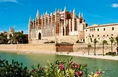 Photo de la cathédrale de Palma de Majorque en Espagne Photo de la cathédrale de Palma de Majorque en Espagne