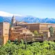 Vue de l'Alhambra de Grenade en Andalousie