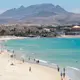 Vue d'une plage à Fuerteventura