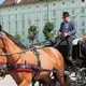 Photo de promeneurs faisant un tour en calèche à Heldenplatz à Vienne