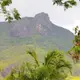 Vue d'un paysage d'intérieur des terres aux Seychelles