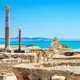 Vue des ruines de Carthage en Tunisie