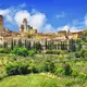 Vue d'un paysage en Toscane
