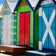 Photo de cabines de plage colorées à Brighton Beach à Melbourne