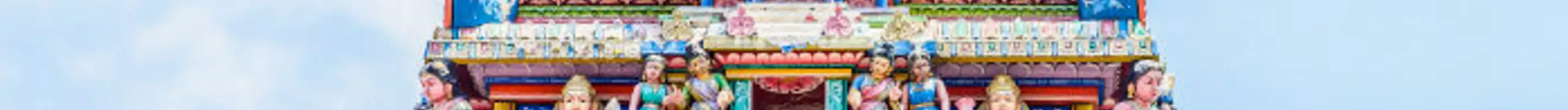 Photo du temple hindou Sri Mariamman à Singapour