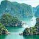 Vue de la baie d'Halong au Vietnam