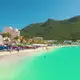 Vue d'une plage à Philipsburg