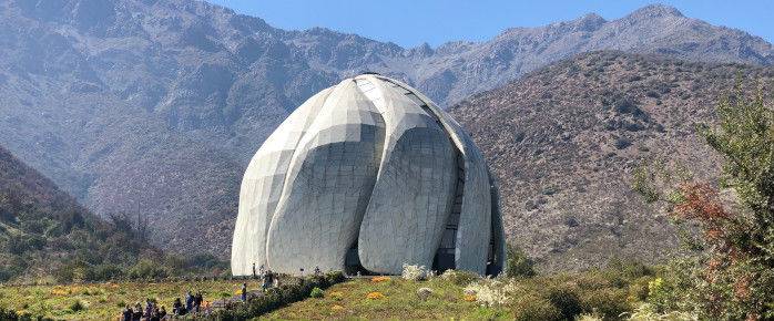 Réservez un vol pas cher pour le Chili et allez admirer le Templo Baha'i de Sudamérica