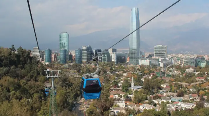 Le téléphérique de Santiago Réservez un vol pas cher pour Santiago au Chili et essayez le téléphérique de la ville