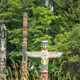 Vue des totems de Stanley Park
