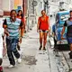 Photo d'enfants jouant dans la rue à la Havane
