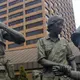 Vue de la Statue Vietnam War Memorial d'Atlanta