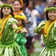 Photo de danseuses de Hula hawaïennes