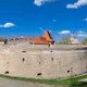 Photo du bastion dans la vieille ville de Vilnius