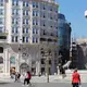 Vue de la Place de Macédoine à Skopje