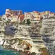 Vue des falaises de Bonifacio à proximité de Figari en Corse