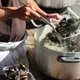 Vue de la braderie de Lille moules à volonté