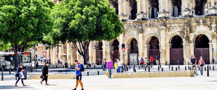 Visitez les célèbres arènes de Nîmes, réservez un vol pas cher