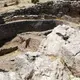 Vue de ruines de Delos à Mykonos