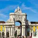 Photo de la Place du commerce de Lisbonne