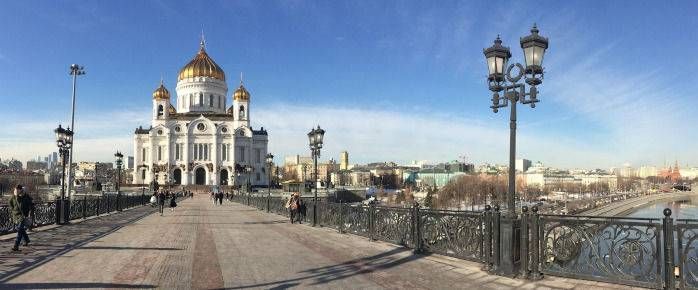 Vol pas cher pour la Russie, cathédrale du Christ-Sauveur à Moscou