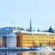 Photo de la vieille ville de Stockholm en hiver