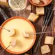Photo d'une fondue, spécialité suisse
