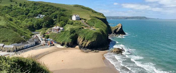 Voyage au Pays de Galles, découverte du village côtier de Llangrannog