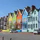 Photo des maisons colorées du village de Whitehead en Irlande du Nord
