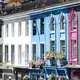 Photo des maisons colorées de Victoria street dans la vieille ville d’Édimbourg