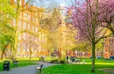 Vue du Jardin de Sackville à Manchester Vue du Jardin de Sackville à Manchester