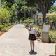 Vue des jardins Ganei Sarona  à Tel Aviv