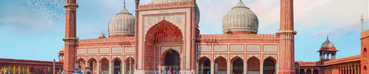 Le Palais Jama Masjid dans la vieille ville de Delhi Photo du Le Palais Jama Masjid, dans la vieille ville de Delhi