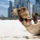 Photo d'un chameau à proximité de Dubaï