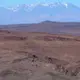 Vue depuis Ouarzazate sur les montagne et le désert