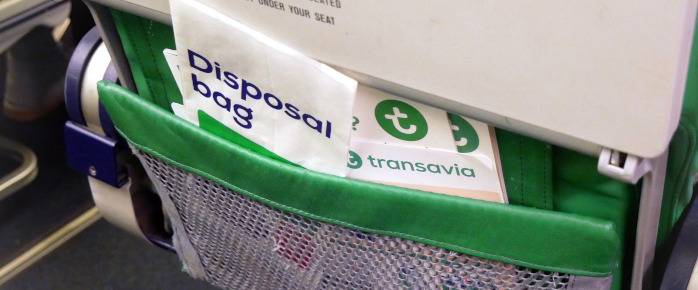 Siège dans un avion Transavia France