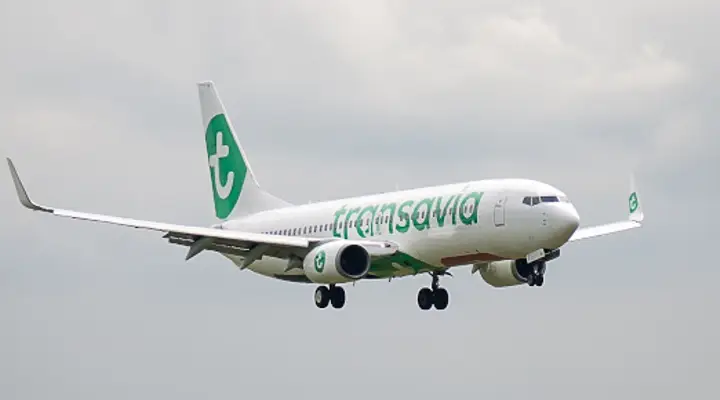 Atterrissage d'un vol Transavia France Atterrissage d'un vol Transavia France