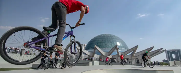 Photo d'un skate parc à Téhéran
