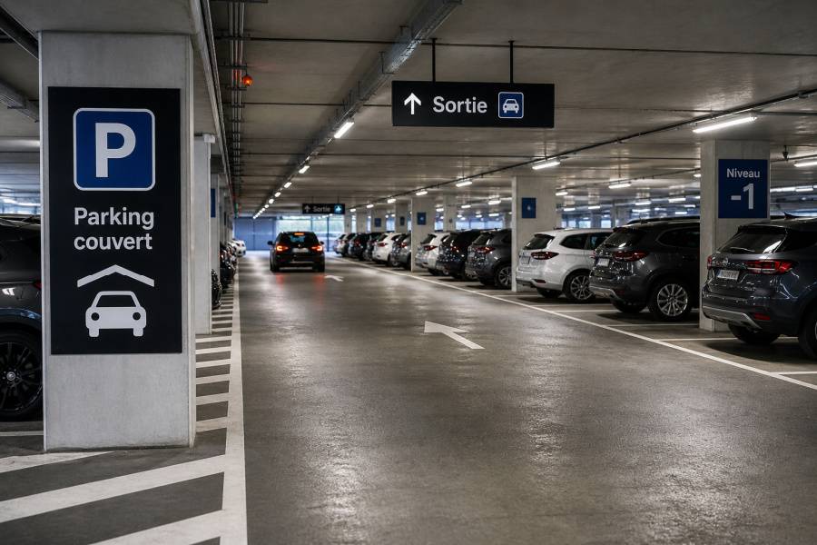 Parking Beluga Couvert - Aéroport de Nantes