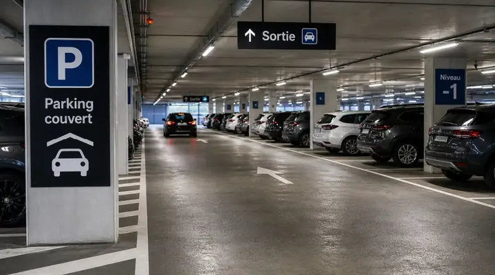 Illustration - Photo non contractuelle Parking Beluga Couvert - Aéroport de Nantes