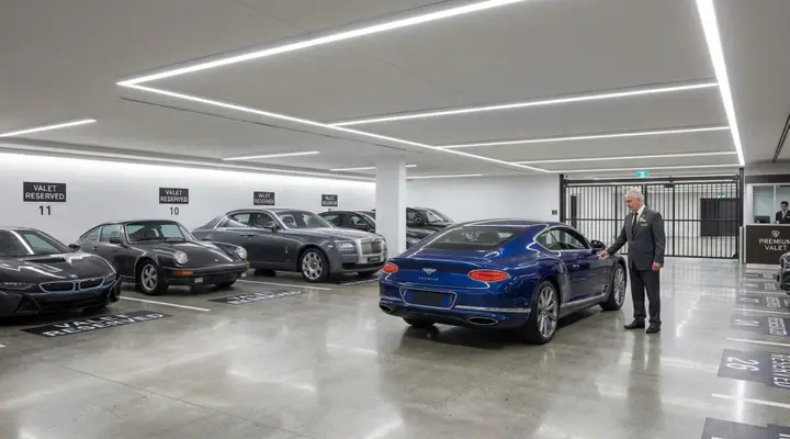 parking Le Voiturier Chic Orly Illustration - Photo non contractuelle
