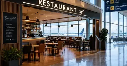 Les services de restauration à l'aéroport Nice Côte d'Azur