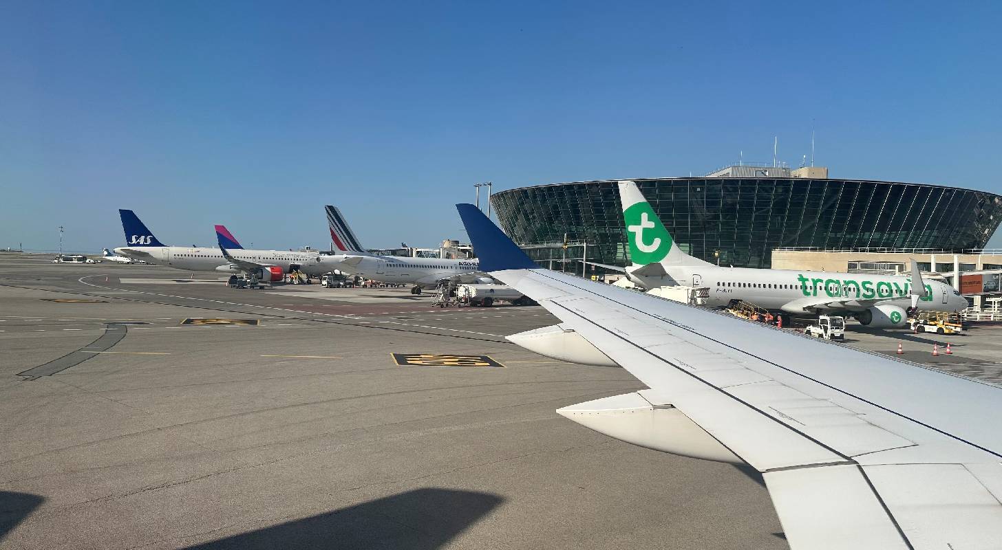 Coté piste aéroport de Nice