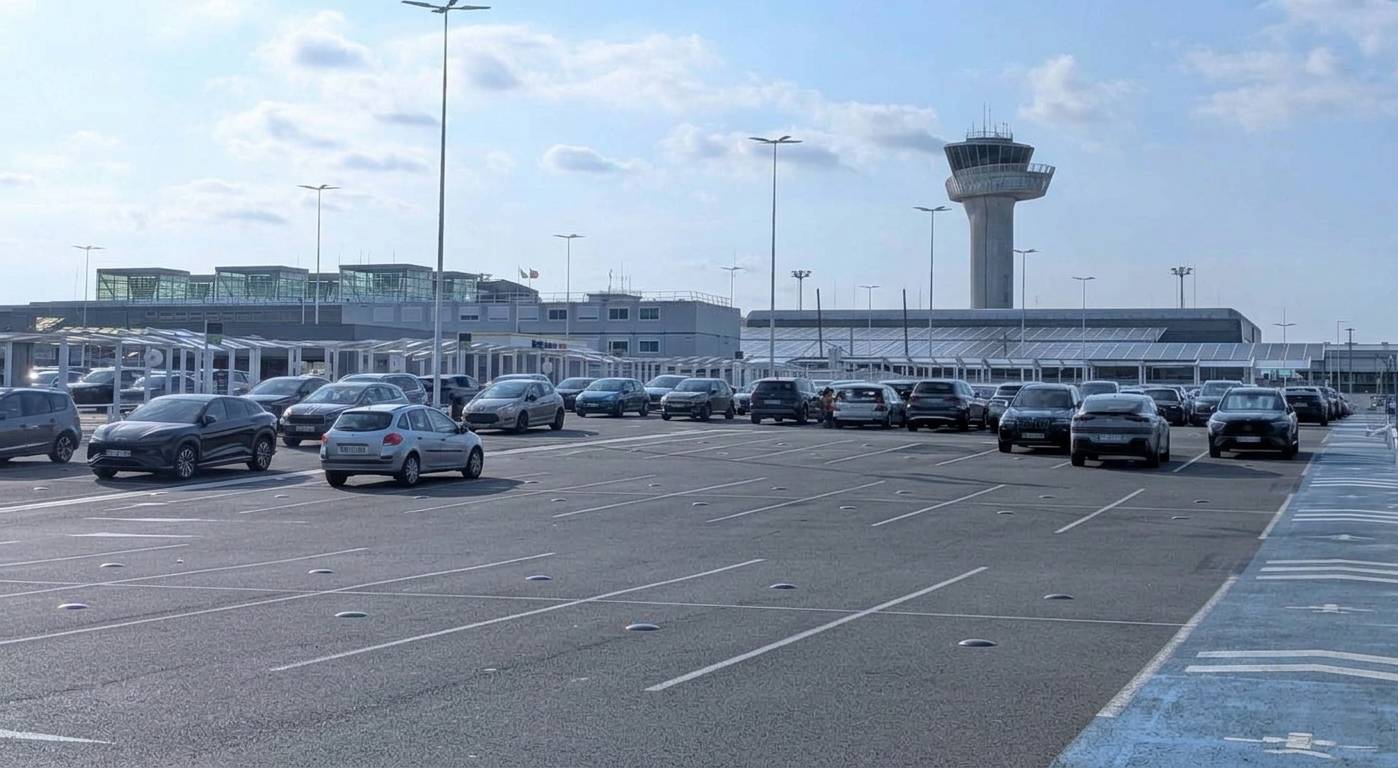 Façade de l'aéroport Bordeaux Mérignac