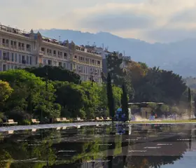 Réserver un vol pas cher Bastia Nice et découvrez le Jardin Albert 1er