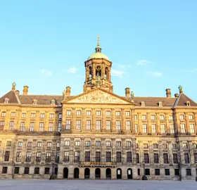 Vue du centre ville d'Amsterdam