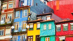 Un quartier coloré de Porto