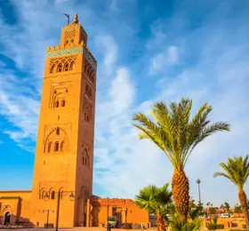 Vue de la Mosquée de Koutoubia