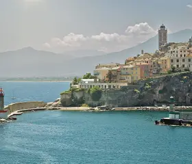 Vue du port de Bastia en Corse