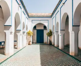 Photo d'architectures typiques à Marrakech